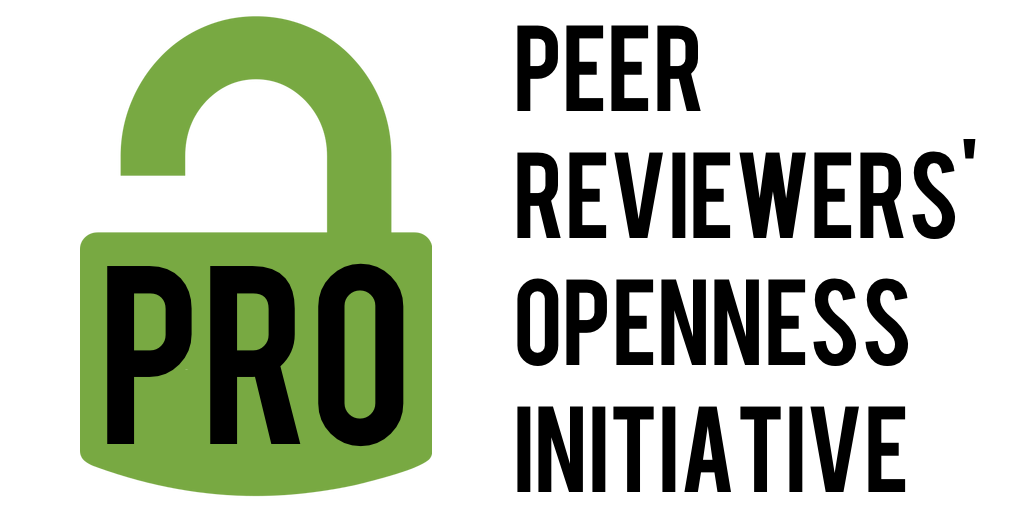 Peer reviewers' openness initiative logo